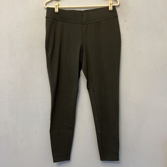 Lands End Starfish forest moss spandex leggings Size MP NIB - Picture 2 of 7